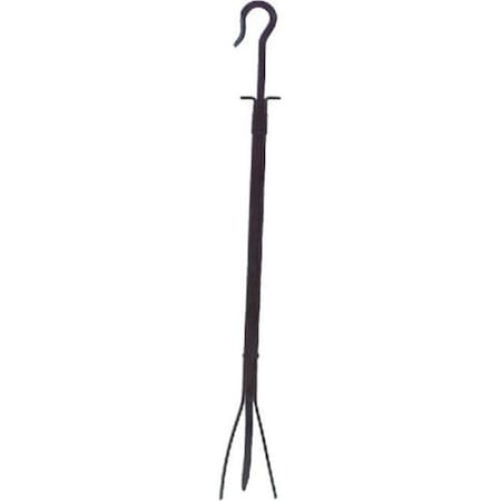 Dagan Dagan TONG-2 Individual Hearth & Fire Pit Tool with Hook Handle - Tong; Black TONG-2